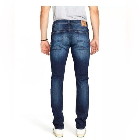 New BUFFALO DAVID BITTON Men's Blue, Indigo Jeans Slim Ash Stretch Fit 40W/32L - Picture 4 of 7